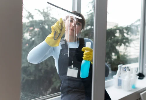 Nettoyage de vitres intérieures et extérieures au Perthus